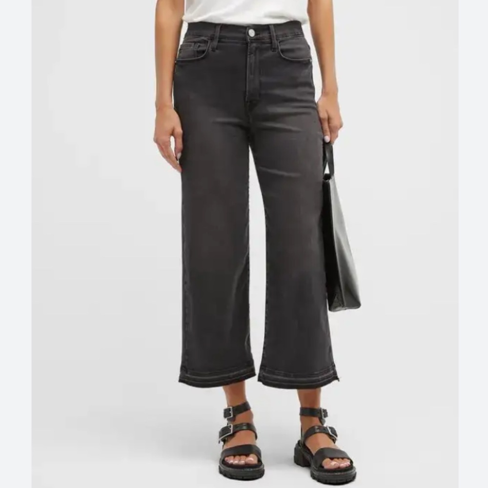Frame Ali Wide Leg Crop Jean in Mardel  Sz 29